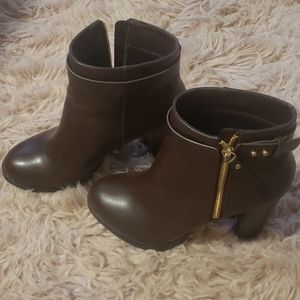 Brown High Heel Boots